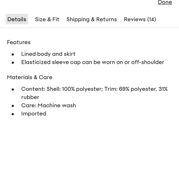 Aritzia Wilfred Eldorado Dress in Navy - Size M Medium - Picture 12 of 12